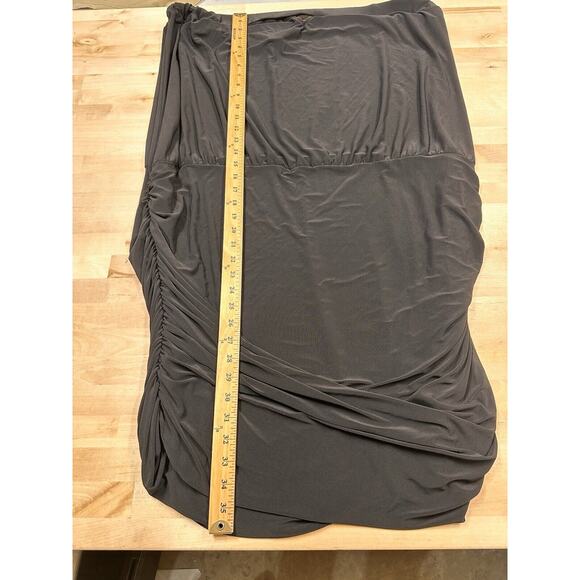 Torrid Black Strapless Body Con Ruched Dress Size 5X Going Out Party Whimsygoth - Picture 4 of 7